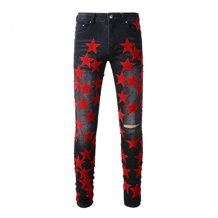 Amiri Chemist Ultra Suede Jean Age Black