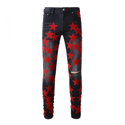 Amiri Chemist Ultra Suede Jean Age Black