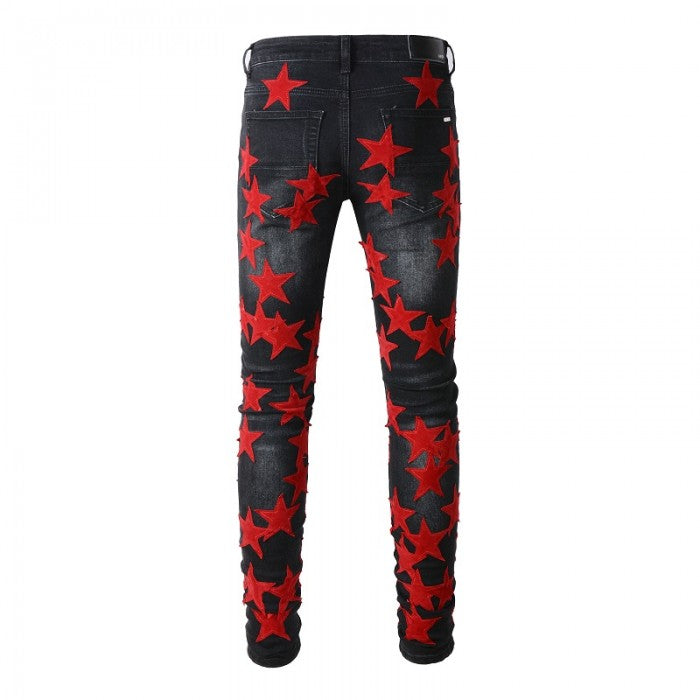 Amiri Chemist Ultra Suede Jean Age Black