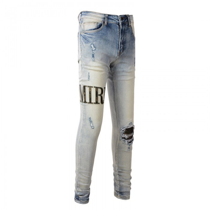 Amiri Core Applique Jean Clay Indigo
