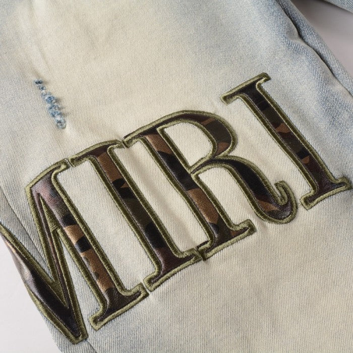 Amiri Core Applique Jean Clay Indigo