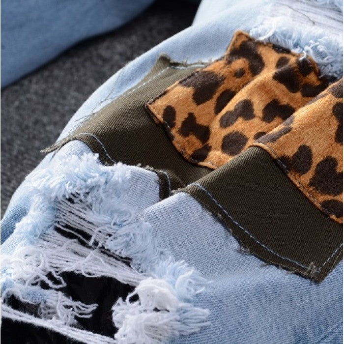 Amiri Grunge Patch Jean Medium Crafted Indigo