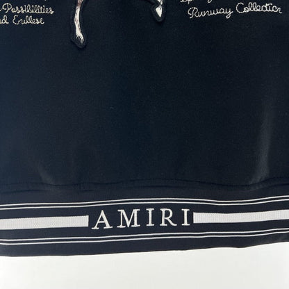 Amiri Vintage Patch Varsity Bomber Jacket Black