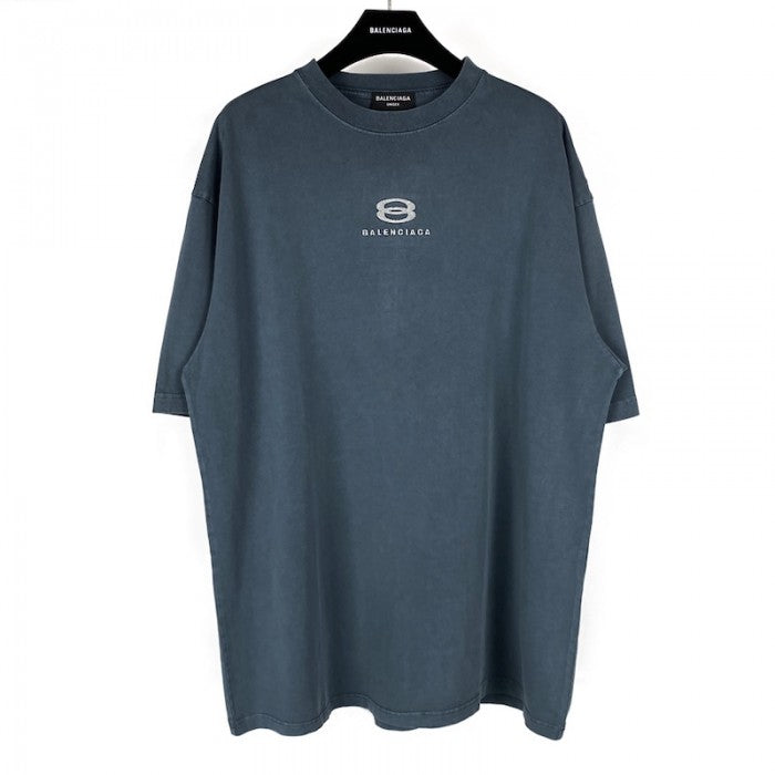 Balenciaga Unity T-shirt Large Fit in Navy