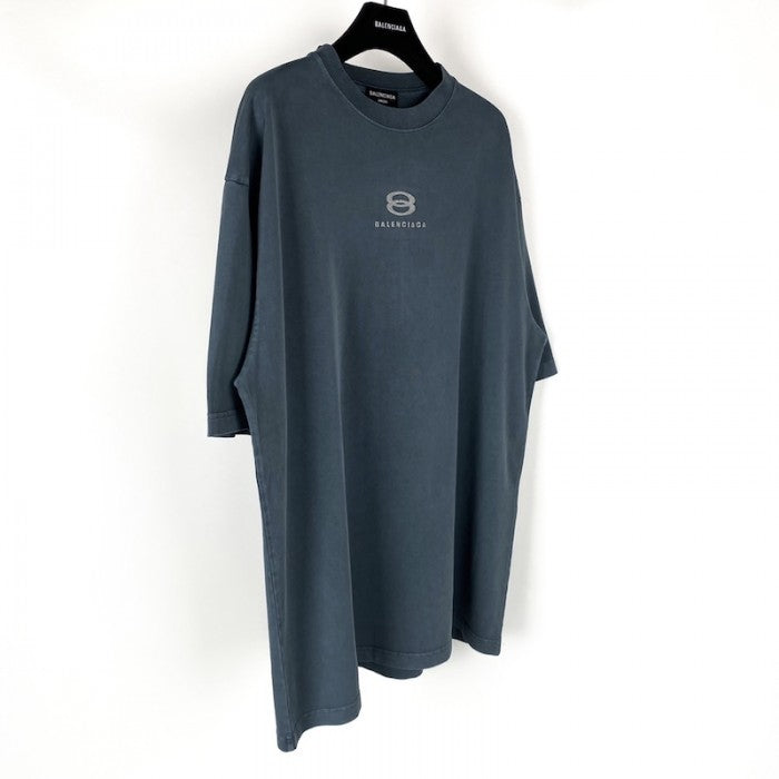 Balenciaga Unity T-shirt Large Fit in Navy