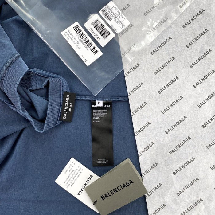 Balenciaga Unity T-shirt Large Fit in Navy