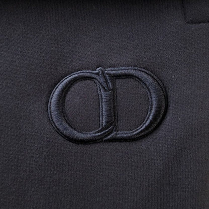 Dior Essentials CD Icon Track Pants Black Cotton Fleece