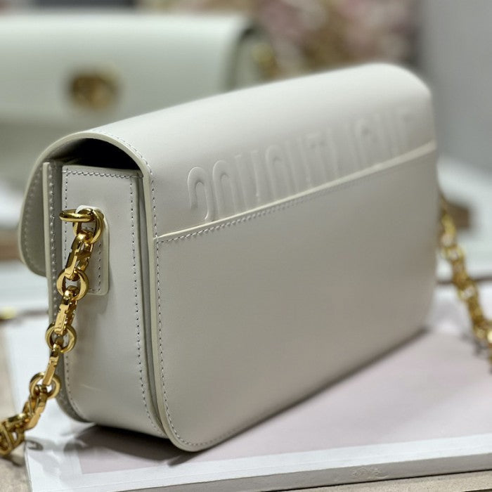Dior 30 Montaigne Avenue Bag White Box Calfskin