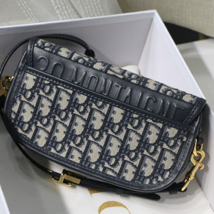 Dior Bobby East-West Bag Oblique Blue