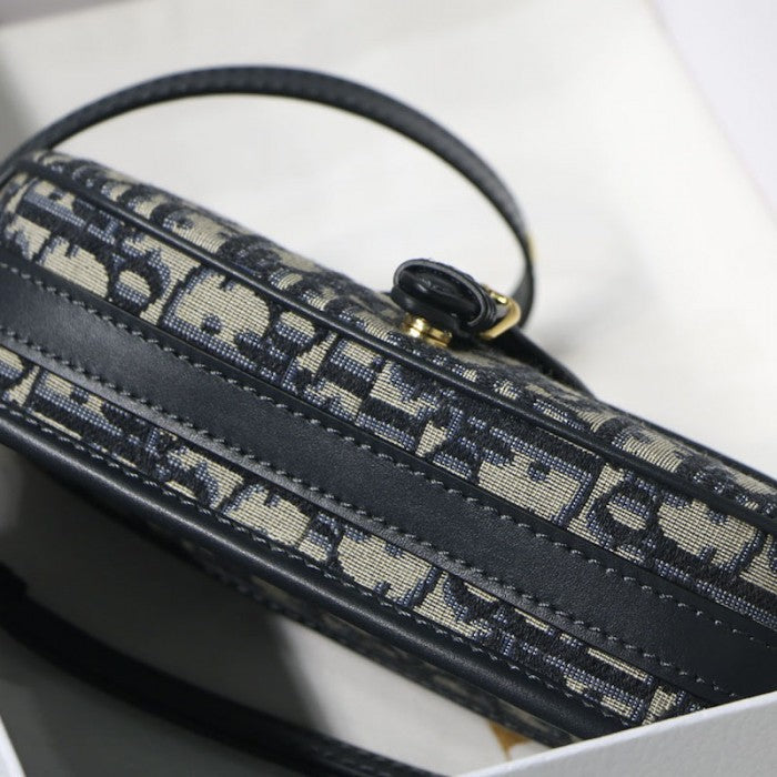 Dior Bobby East-West Bag Oblique Blue