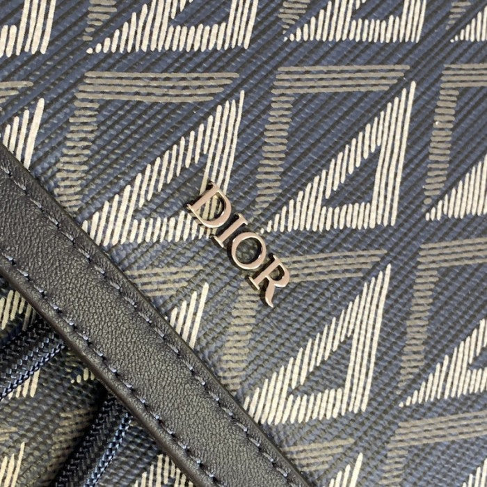 Dior Hit The Road Backpack Navy Blue CD Diamond Canvas