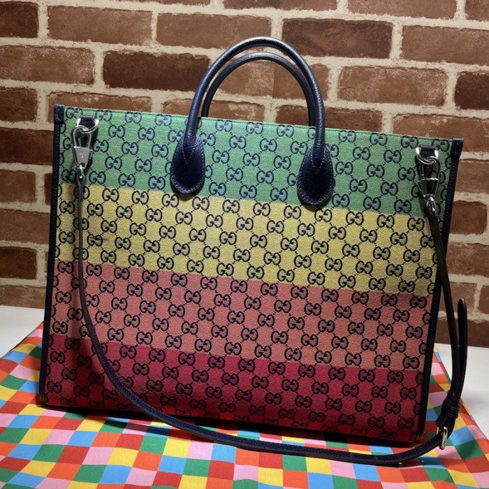 Gucci GG Multicolour large tote bag 659980