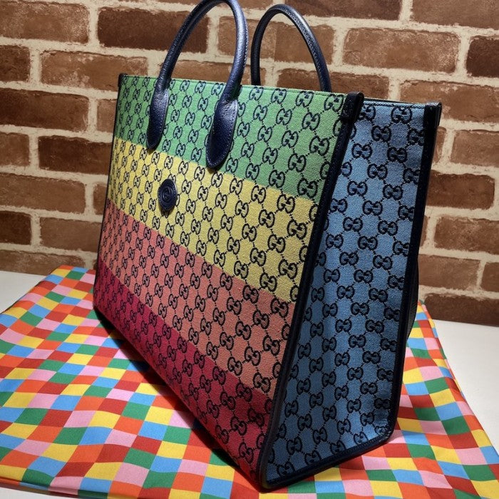Gucci GG Multicolour large tote bag 659980