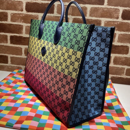 Gucci GG Multicolour large tote bag 659980