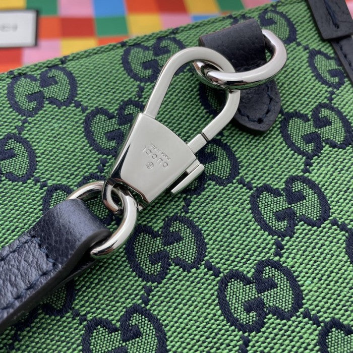 Gucci GG Multicolour large tote bag green 659980
