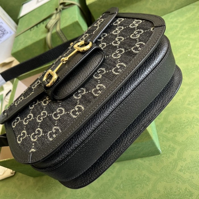 Gucci Horsebit 1955 shoulder bag ý602204 Black