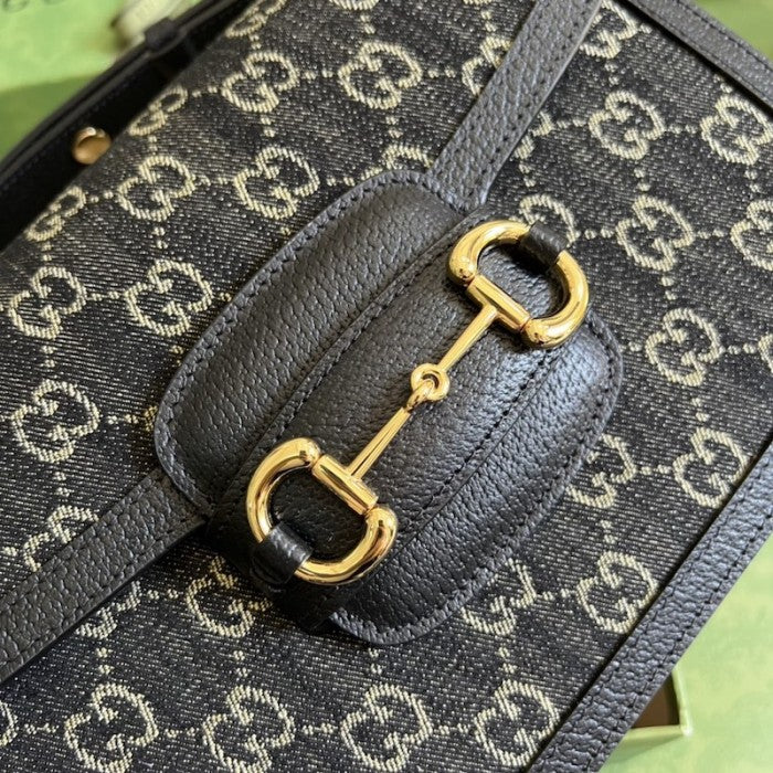 Gucci Horsebit 1955 shoulder bag ý602204 Black