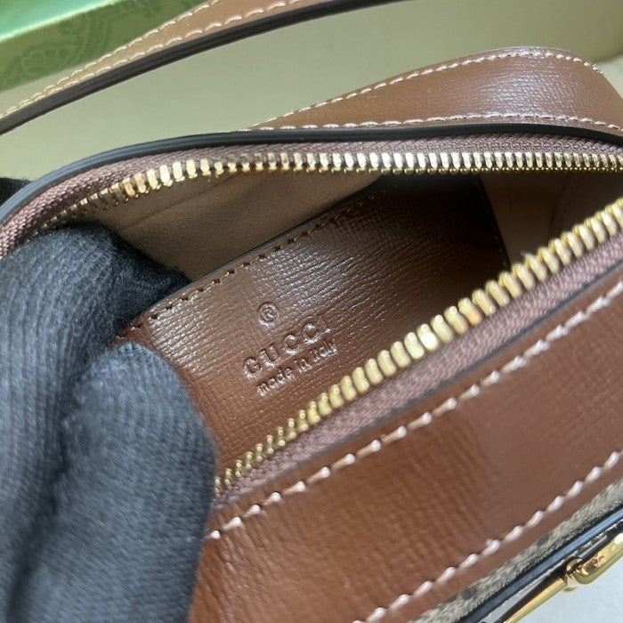 Gucci Horsebit 1955 Small Shoulder Bag Beige GG Supreme canvas ý760196