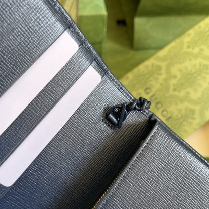 Gucci Horsebit 1955 wallet with chain ý621892 Navy