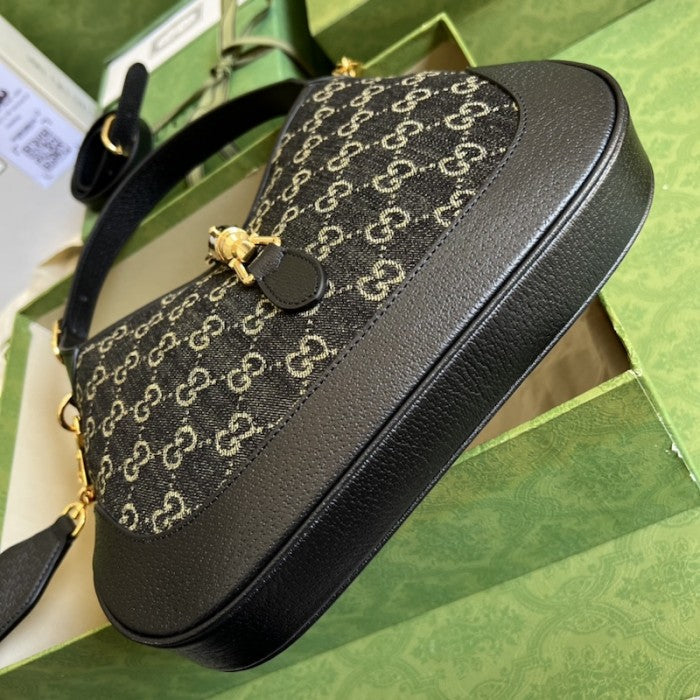 Gucci Jackie 1961 small shoulder bag ý678843 Black