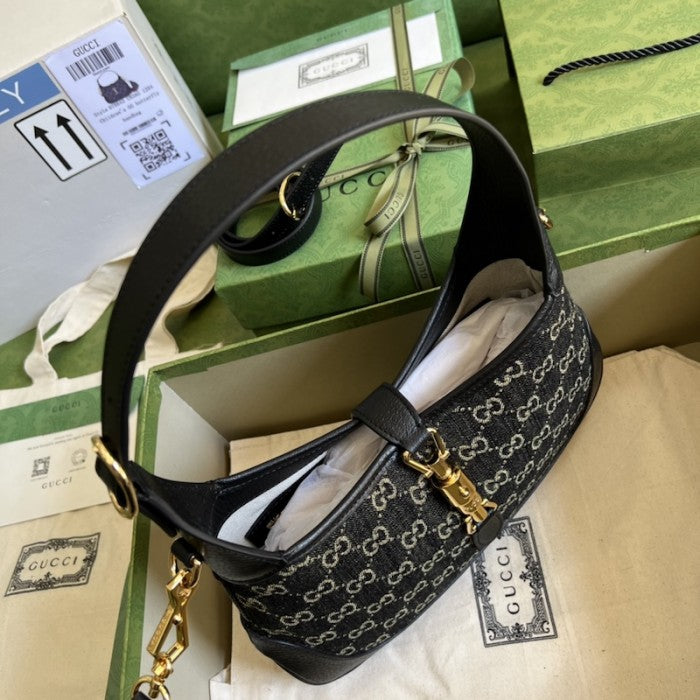 Gucci Jackie 1961 small shoulder bag ý678843 Black