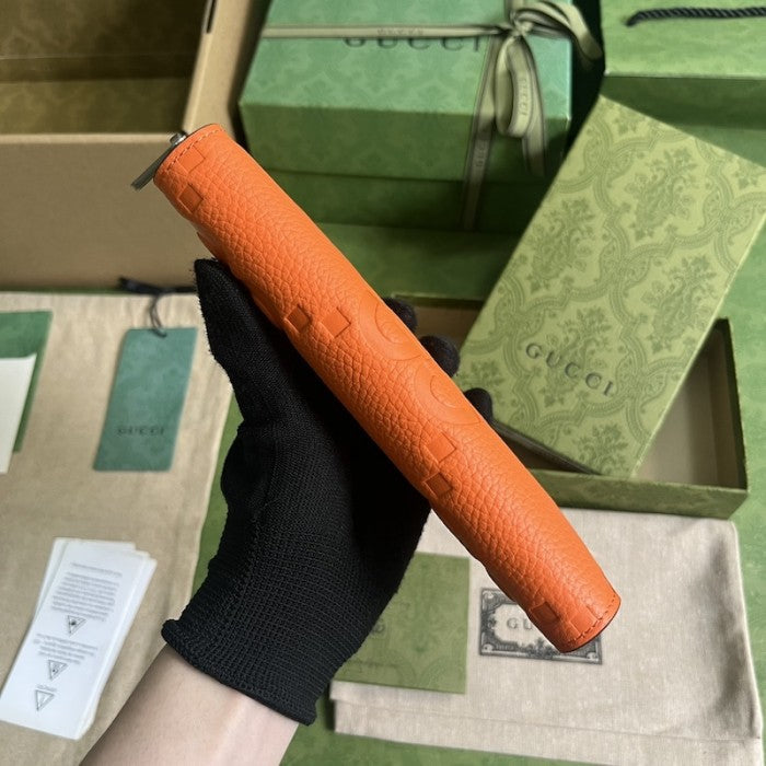 Gucci Jumbo GG continental wallet Orange ý739484