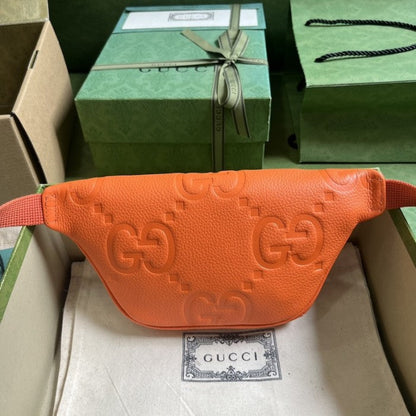 Gucci Jumbo GG small belt bag Orange ý658582