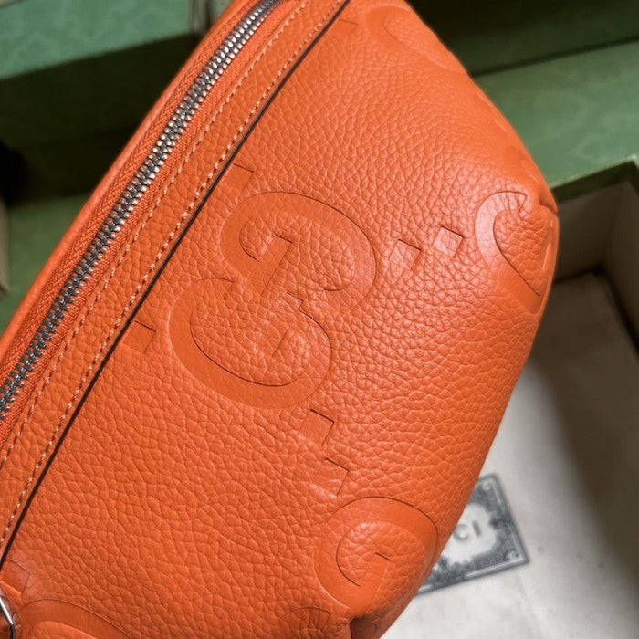 Gucci Jumbo GG small belt bag Orange ý658582