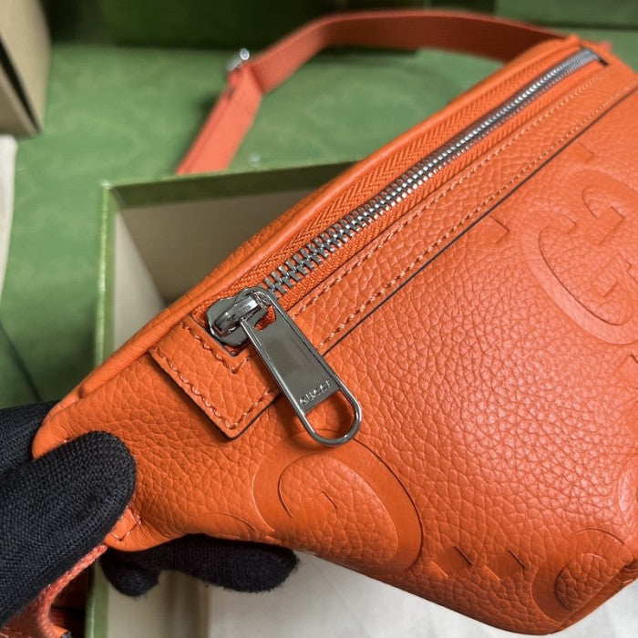 Gucci Jumbo GG small belt bag Orange ý658582