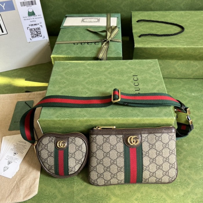 Gucci Ophidia GG heart utility belt ý698805