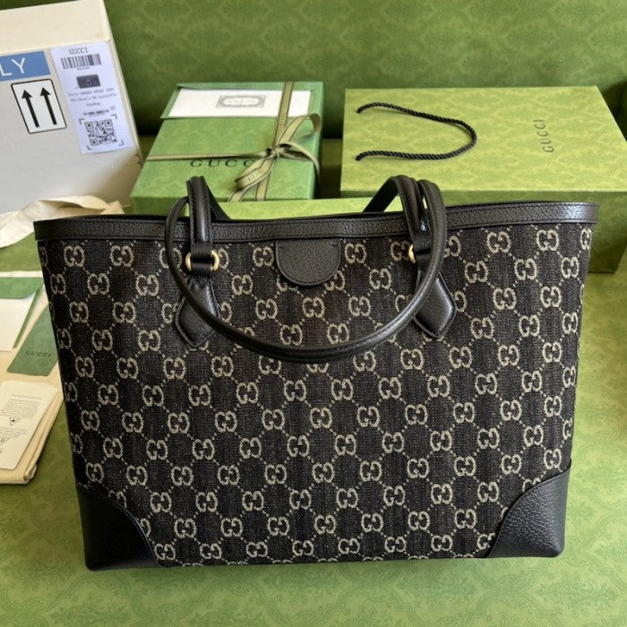 Gucci Ophidia medium tote with Web ý631685 Black