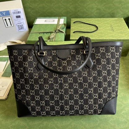Gucci Ophidia medium tote with Web ý631685 Black