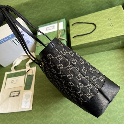 Gucci Ophidia medium tote with Web ý631685 Black