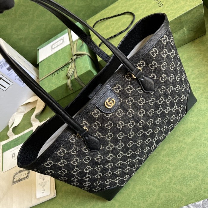 Gucci Ophidia medium tote with Web ý631685 Black