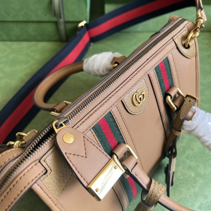 Gucci Small top handle bag with Double G ý715772 Brown