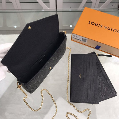 LV Monogram Empreinte Felicie Pochette M64064